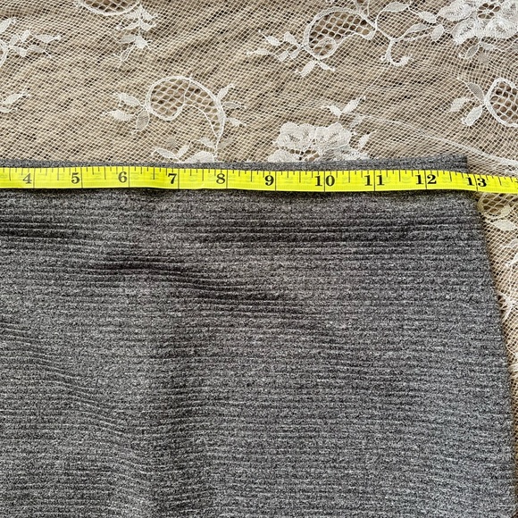 Gray Mini Pencil Skirt - Picture 2 of 5